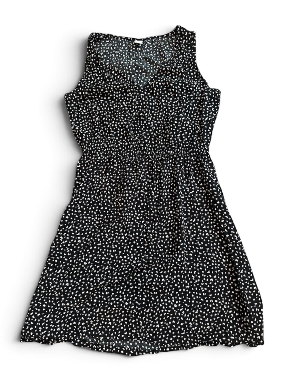 Old Navy | Sleeveless Dress with White Dot Pattern